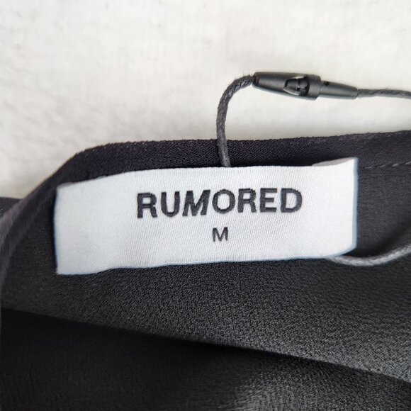 Rumored Vintage Slip Maxi Dress Size M Black New - Picture 3 of 8